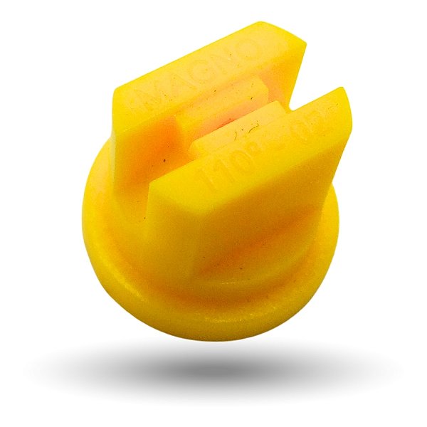 Bico Leque De Poliacetal TP Amarelo 110° 02 Magnojet Para Pulverizador
