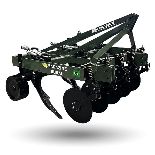 Subsolador Mega Rural 05 Hastes Desarme Aut. C/Disco E Roda