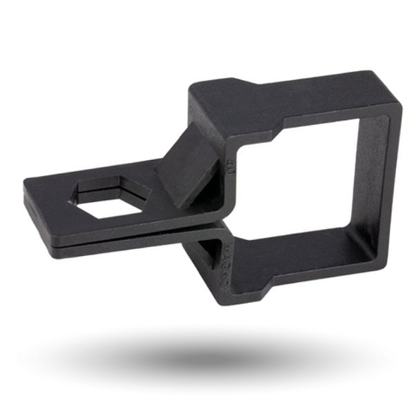Abraçadeira Para Barras Encaixe Sextavado 30mm Magnojet