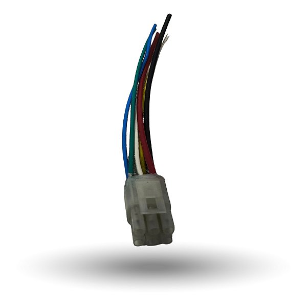 Conector Macho Com Terminais 6 Pinos Tecnomark