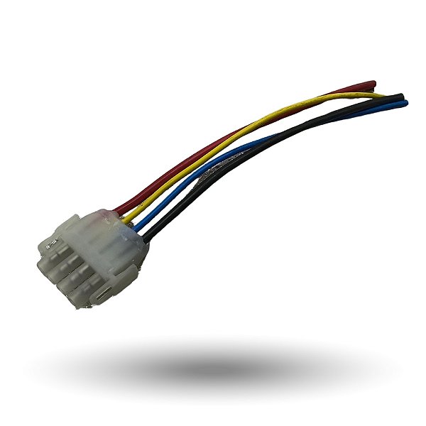 Conector Macho Com Terminais 4 Pinos Tecnomark