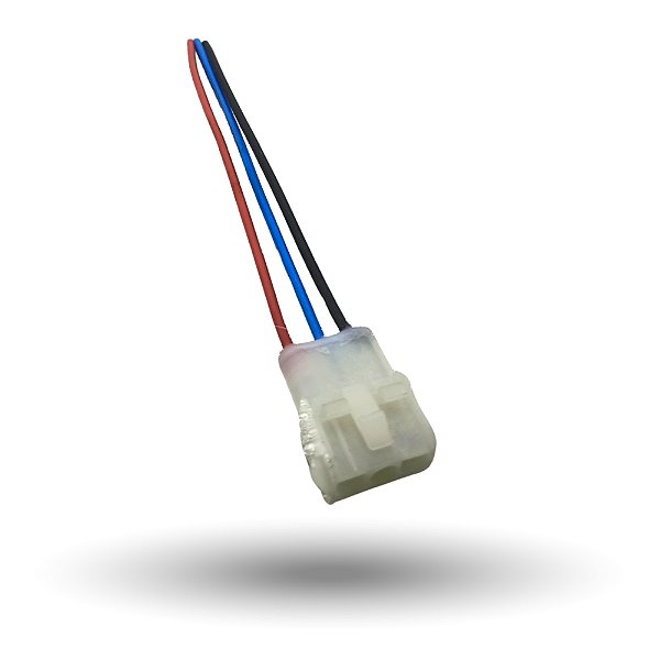 Conector Fêmea Com Terminais 3 Pinos Tecnomark