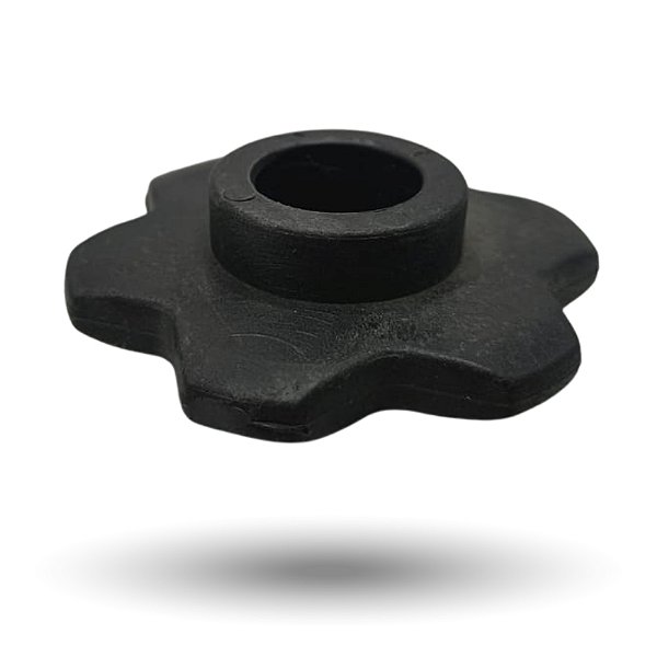 Roda Dentada de Nylon 6 Dentes Diâmetro 20,5mm