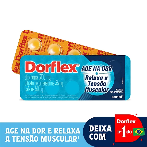 Dorflex Analgésico e Relaxante Muscular 10 comprimidos