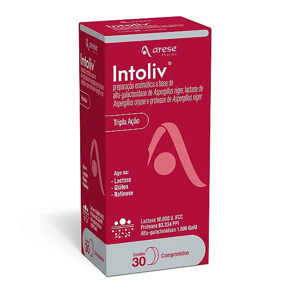 Intoliv Tripla Ação 30 comprimidos