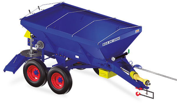 DCA DC 2500 / 5500 / 7500 – Distribuidor de Adubo Duplo Comando