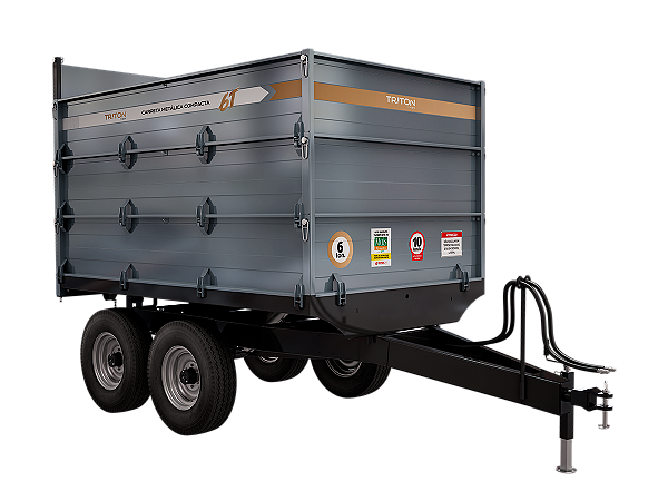 Carreta Metálica 6ton CompactaTriton