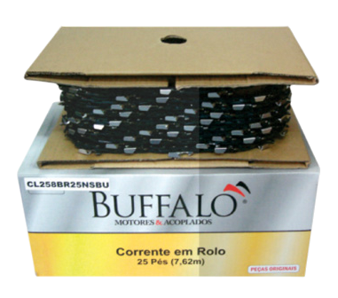 MOTOSERRA - CORRENTE EM ROLO 100P (3/8X.063)