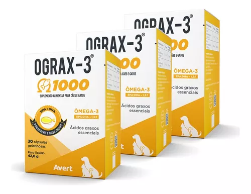 Ograx-3 1000mg X 30 Capsulas
