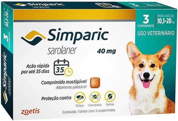Simparic Tab 40mg Cx3