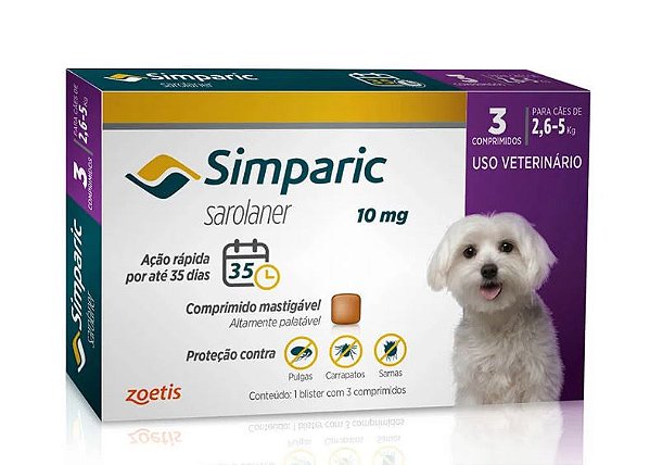 Simparic Tab 10mg Cx3
