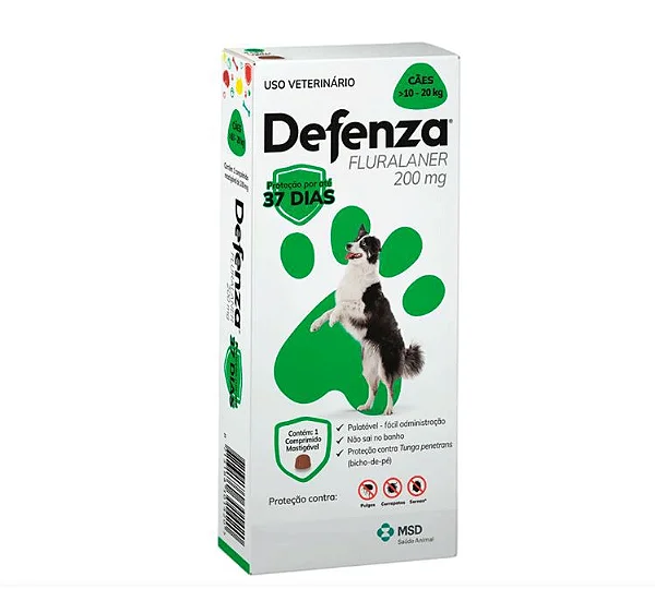 Defenza Caes 200mg (10kg A 20kg)