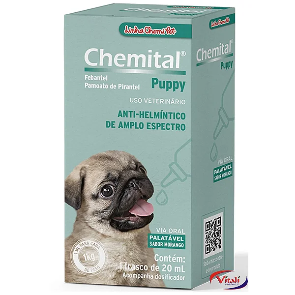 Chemital Puppy para Cães 20 ml