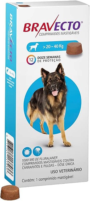 Bravecto Caes 1000mg (20-40kg)