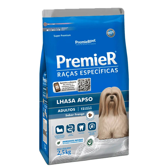 Premier Raças Específicas Lhasa Apso Adultos 2,5 kg