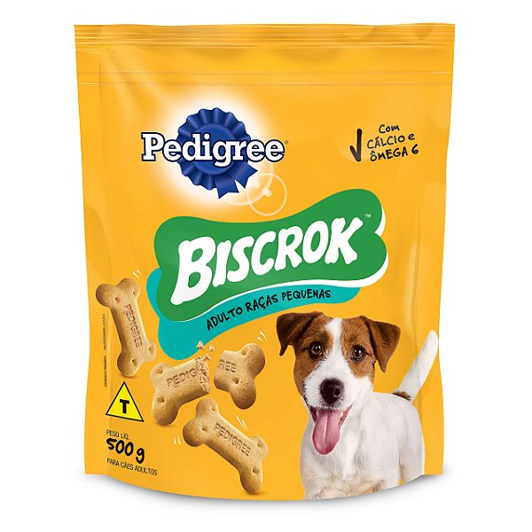 Petisco Pedigree Biscrok Adulto RaÇas Pequenas 500g