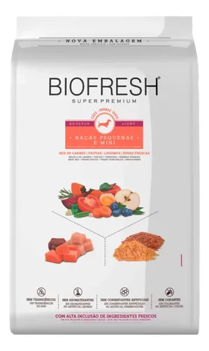 Biofresh P/cães Light Raças Mini/pequenas 1kg