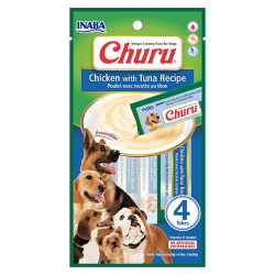 Churu Dog Frango/atum 56g 4tubos