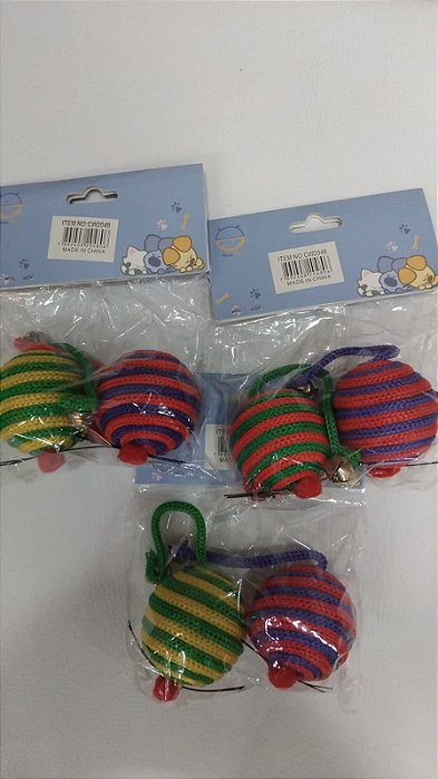 Brinquedo Para Gato Ratinho Bolinha