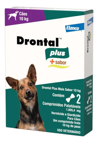 Drontal Plus+Sabor 10Kg 2 Cp