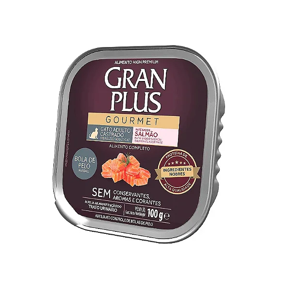 Gp Pate Gato Bola De Pelo Sal 100G