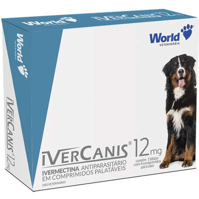 Ivercanis 12Mg 30Kg/60Kg 4 Comp