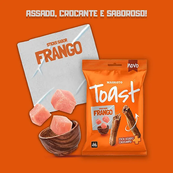 Maskoto Toast Sticks De Frango 50G
