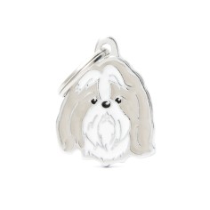 Medalha Friends Shih Tzu Cinza