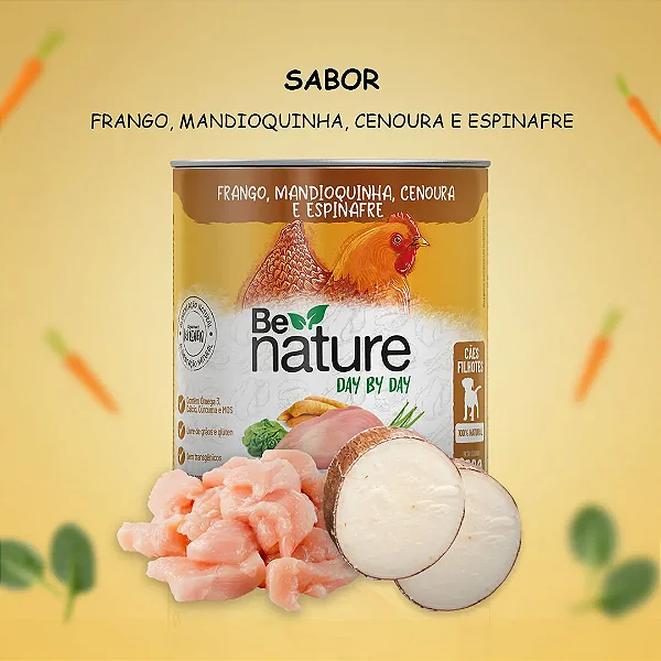 Racao Be Nature Dbd Caes Filhote Sabor Frango 300G