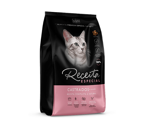 Receita Especial Gatos Castr Ad Salmao1kg