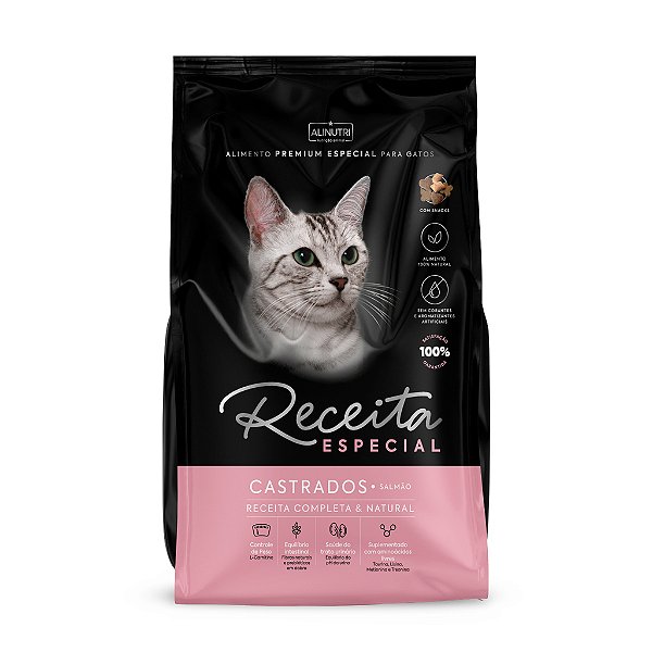 Receita Especial Gatos Castr Ad Salmao1Kg