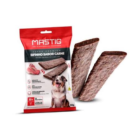 Bifinho Mastig Sabor Carne 60g