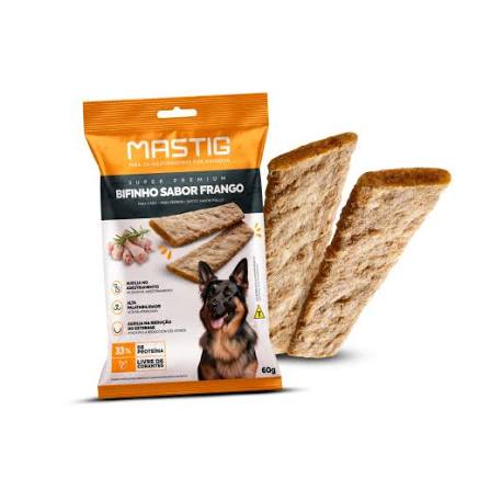 Bifinho Mastig P/ Cães Sabor Frango 60g
