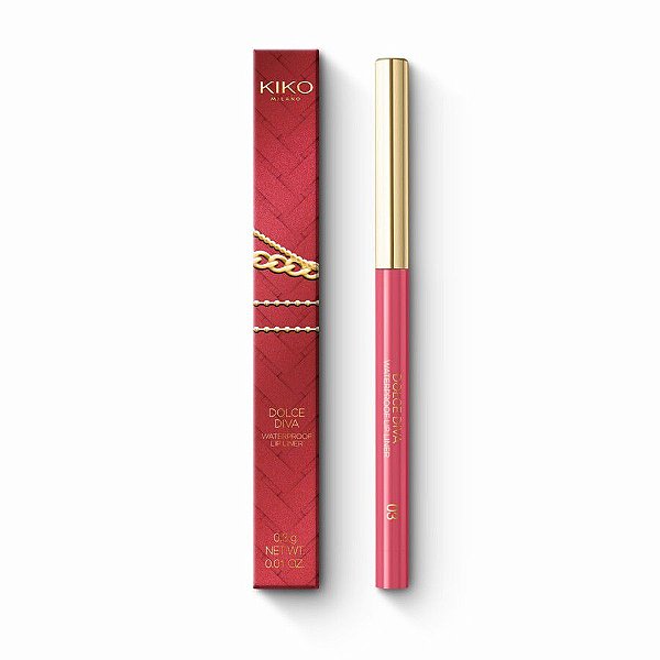 Lápis labial  waterproof Kiko Milano - edição limitada Dolce Diva