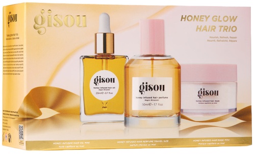 Gisou kit edição limitada - HONEY GLOW HAIR TRIO