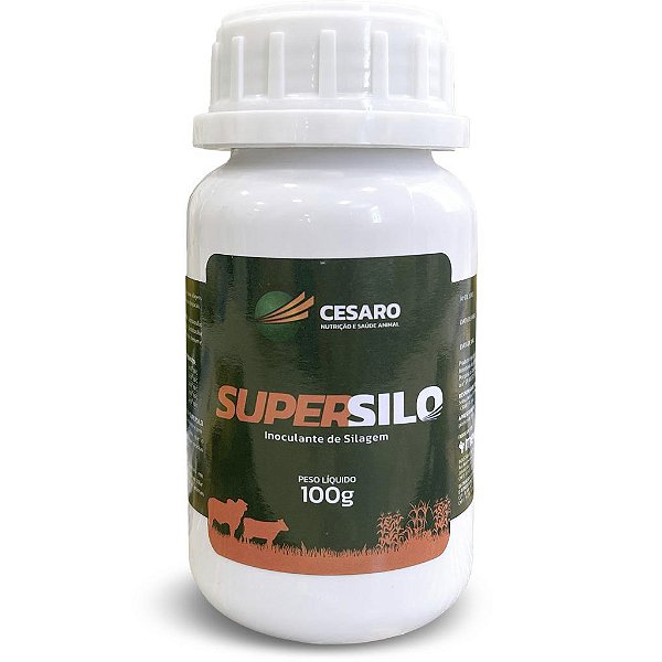 SuperSilo Cesaro: Inoculante para Silagem de Milho, Cana e Gramíneas 100 g
