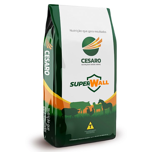 SuperWall Cesaro: Premix para Todas as Espécies com Adsorvente de Micotoxinas 25kg