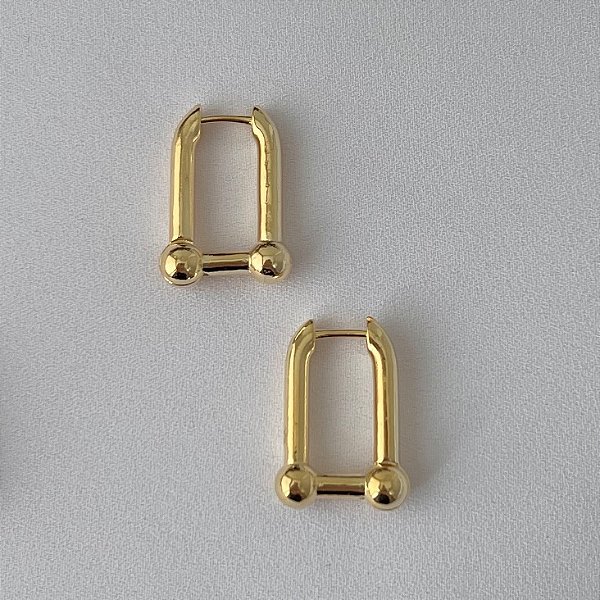 Argola inspiração tiffany lisa em banho de ouro 18k