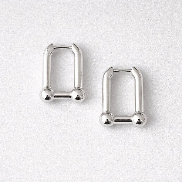 Argola inspiração tiffany lisa em banho de prata silver