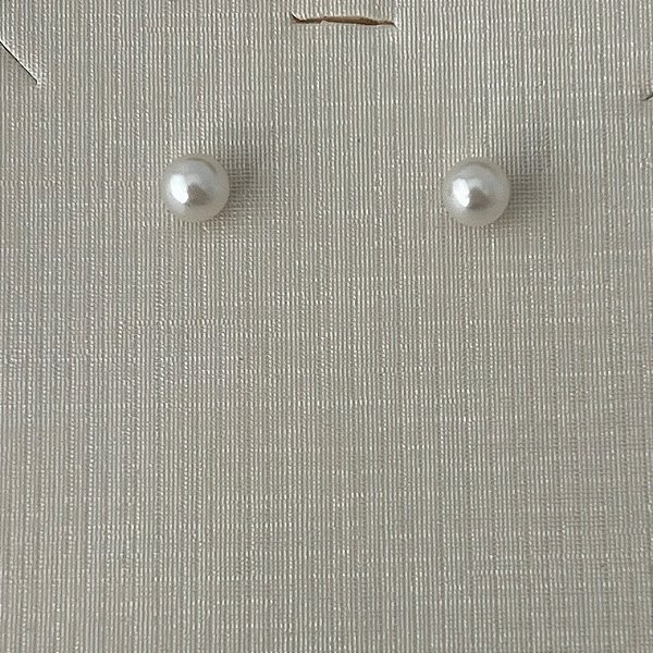 Brinco de pérola PP em banho de ouro 18k