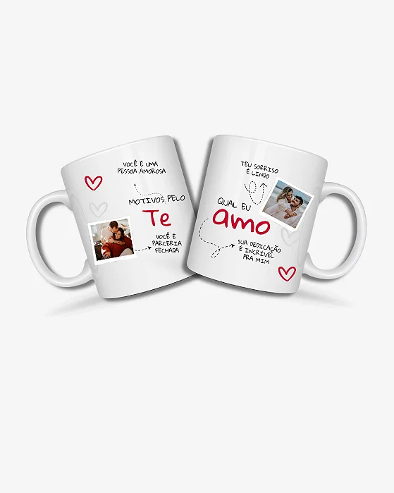 ✨ Kit 2 Canecas – Arte que se Completa ✨