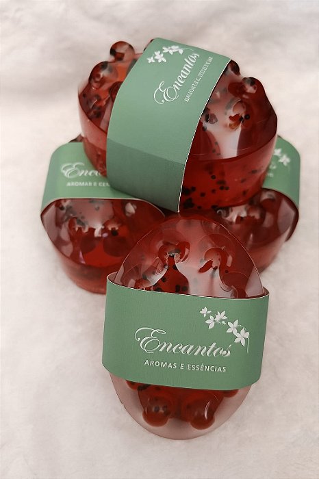 Sabonete Glicerinado Morango com Champagne