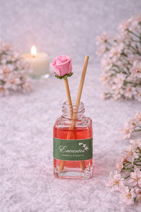 Difusor de aromas Flor de Cerejeira - Vidro 50 ml