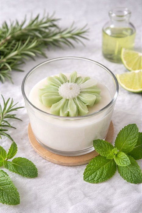 Vela Aromática Alecrim e Hortelã