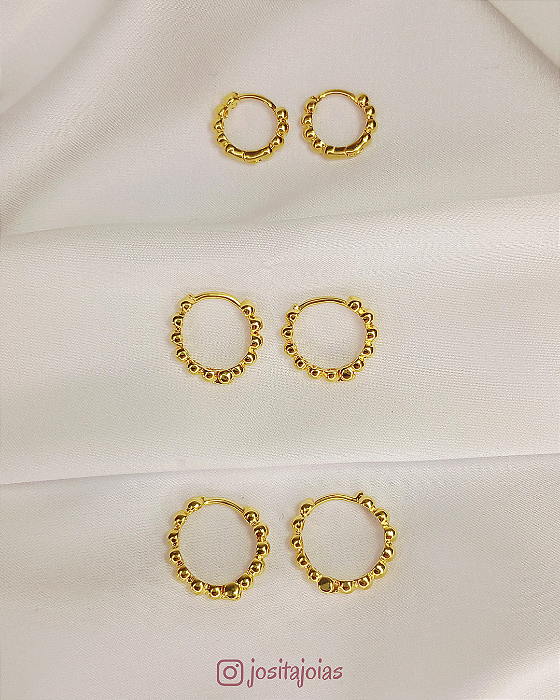 Brinco Trio Argolinhas Poás