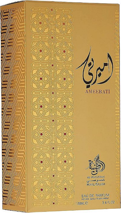 Perfume Árabe Ameerati Al Wataniah Eau de Parfum Original Importado