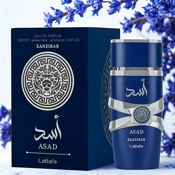 Perfume Árabe Asad Zanzibar Lattafa Eau de Parfum Original Importado