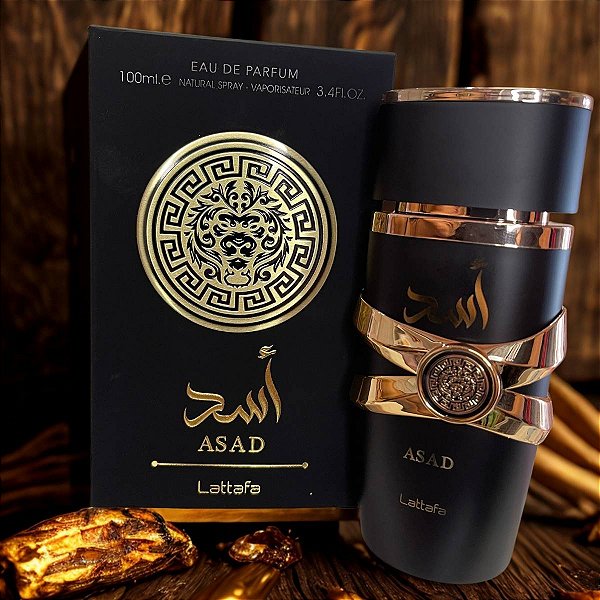 Perfume Árabe Asad Lattafa Eau de Parfum Masculino Original Importado