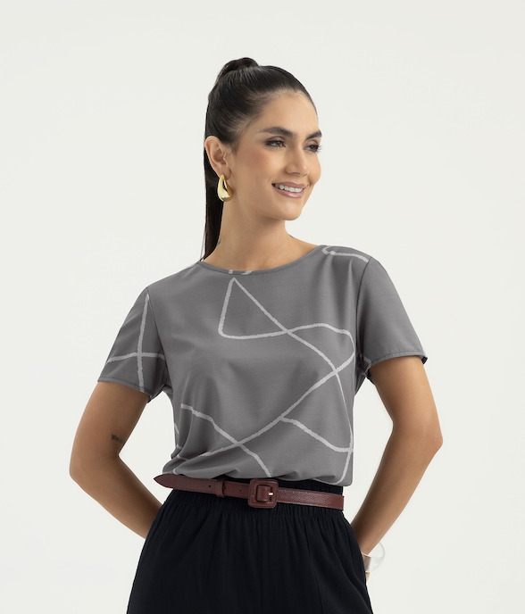 Blusa Feminina Cativa em Viscose Comfort