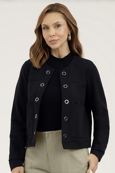 Casaco Feminino em Moletom Cativa